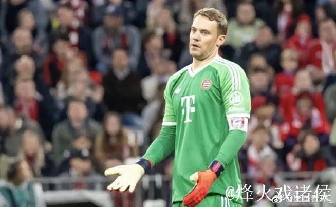 诺伊尔欧冠贡献10次失误致丢球，拜仁生涯占4成